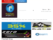 Tablet Screenshot of floorballplayer.com.au